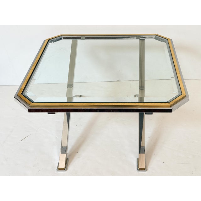Mid 20th Century Italian Modern Side or End Tables of Brass and Chrome - Individually Priced For Sale - Image 5 of 12