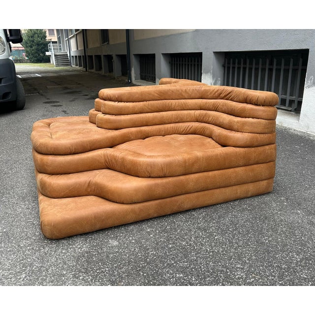 Modern Model DS1025 Modular Sofa in Brown Leather by Ubald Klug for de Sede, 2000s For Sale - Image 10 of 18