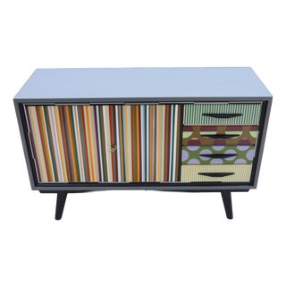 Vintage Chest of Drawers with Two Doors and Drawers, 1960s For Sale