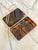 Metal Mid-Century Tortoiseshell Acrylic Glass and Brass Centrepieces from Guzzini, Italy, 1970s, Set of 3 For Sale - Image 7 of 16