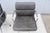 Mid-Century Distressed Gray Leather Eames Soft Pad Management Chair by Herman Miller For Sale - Image 13 of 18