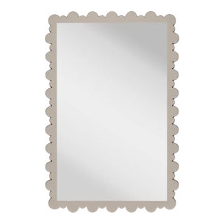 Fleur Home Garden District Valmont Rectangle Mirror in Elephant's Breath, 38.75x49 For Sale