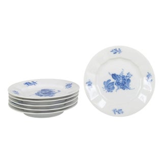 Vintage Porcelain Plates from Royal Copenhagen, 1980s, Set of 6 For Sale