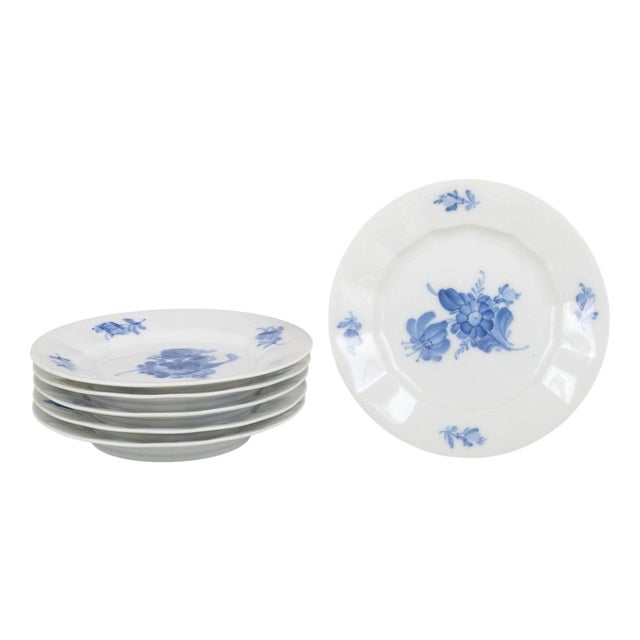 Vintage Porcelain Plates from Royal Copenhagen, 1980s, Set of 6 For Sale