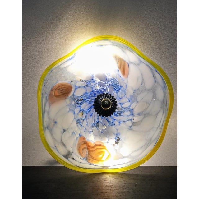 Green Vintage Wall Light in Murano Glass For Sale - Image 8 of 18