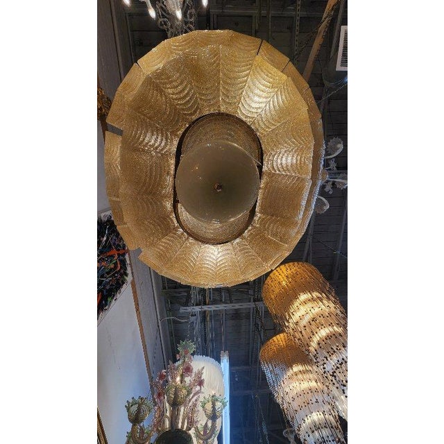 Early 20th Century Large Italian Murano Chandelier For Sale - Image 4 of 5