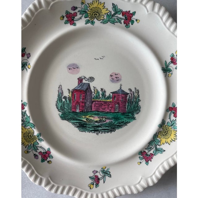 English Antique Copeland Spode Transferware Plates - Set of 3 For Sale - Image 3 of 7