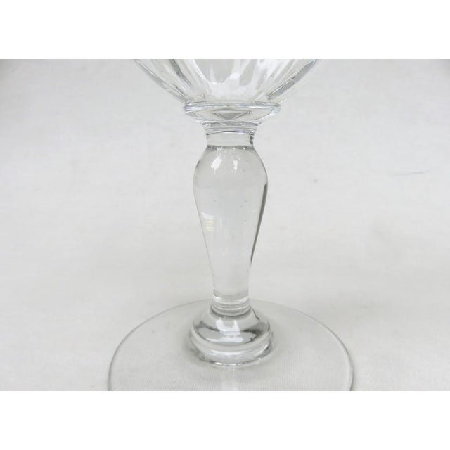 Large Glass Wine Glasses, France, Set of 7 For Sale - Image 9 of 14