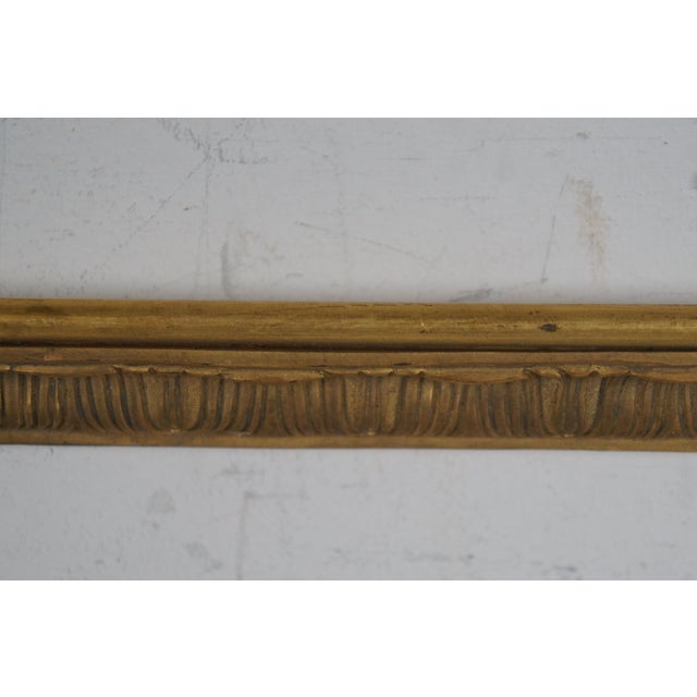 Antique Heavy Gilt Bronze Mirror Picture Artwork Photo Frame For Sale - Image 6 of 10