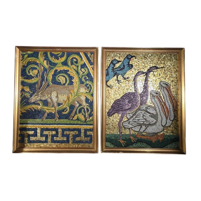Italian Mosaics, 19th Century, Set of 2 For Sale - Image 18 of 18