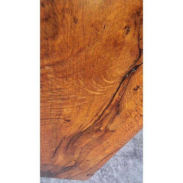 Vintage Brutalist Coffee Table in Acasia, 1970s For Sale - Image 16 of 18