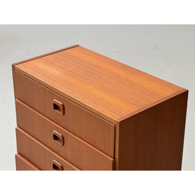 Mid-Century Chest of Drawers on Legs with Teak Veneer, 1960s For Sale - Image 10 of 16