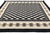 Native American Contemporary Navajo Style Geometric Wool Area Rug – Optical Cubes in Charcoa For Sale - Image 3 of 9