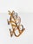 Italian Riviera Mid-20th Century Modern Cane, Rattan & Bamboo Wall Coat Rack, 1960s For Sale - Image 6 of 13