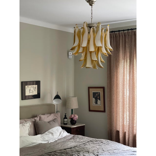 Small Amber Murano Glass Flamingo Chandeliers, Set of 3 For Sale - Image 9 of 10