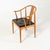 Fritz Hansen 1990s Wegner "China Chair" for Fritz Hansen in Cherry and Leather For Sale - Image 4 of 12