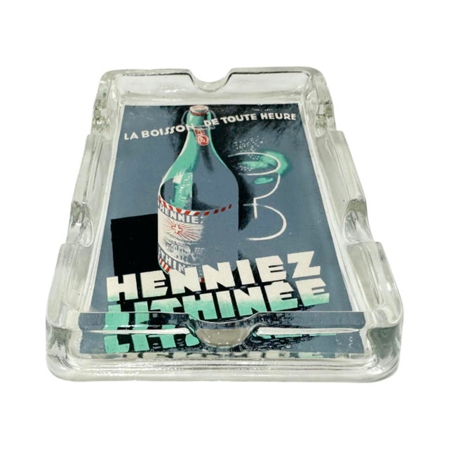 Henniez Lithinee is a historic Swiss sparkling mineral water brand known for its artful advertisements. Details: -Vintage...
