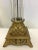 Antique Crystal Pillar Bronze Table Lamp For Sale - Image 4 of 11