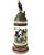 This item is a German Reservist Stein (Reservistenkrug) honoring a soldier's historical military service during the years...