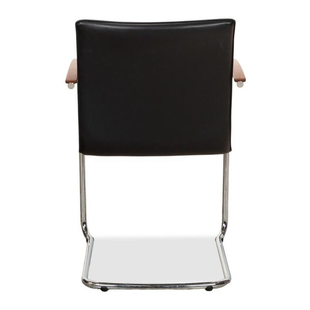 Freyr Chairs in Black Leather from Leolux, Set of 4 For Sale - Image 13 of 16