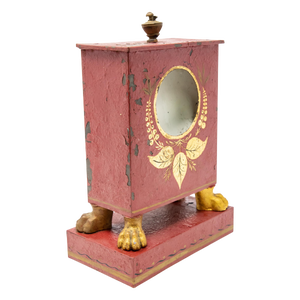 Red and Gold Pocket Watch Safe