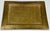 Vintage Rectangular Hammered Brass Tray For Sale - Image 4 of 10