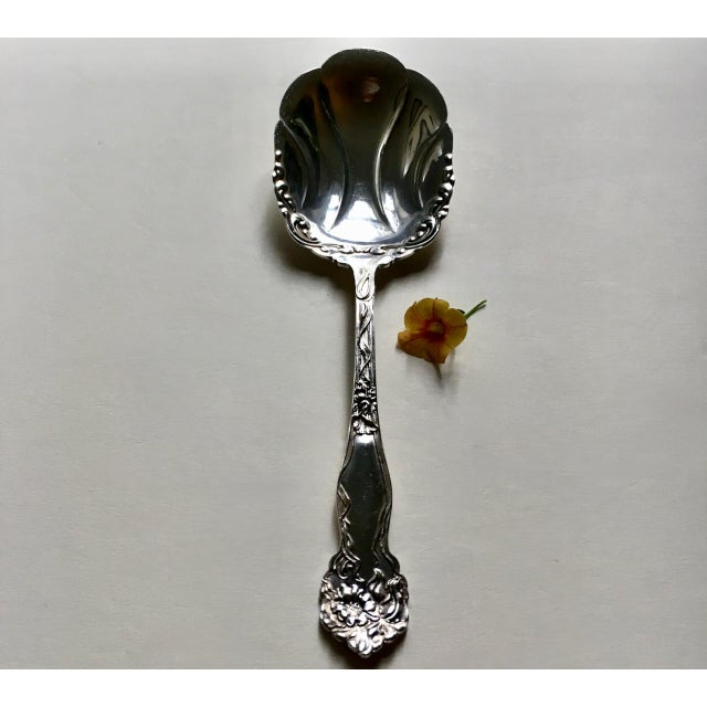 American Silver Sp Co. Silver Berry Spoon Circa 1900 For Sale - Image 17 of 17