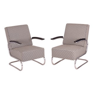 Bauhaus Armchairs by W. Gispen for Mücke-Melder, Czech Republic, 1930s, Set of 2 For Sale