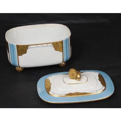 Kuznetsov Porcelain Casket with Gilding For Sale - Image 4 of 8