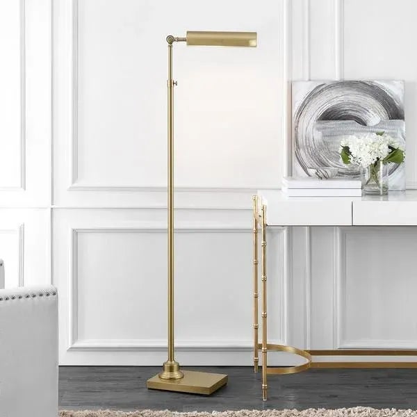 Not Yet Made - Made To Order Renla Pharmacy Floor Lamp in Brass For Sale - Image 5 of 6