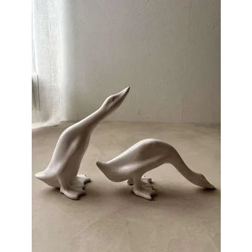 Vintage Porcelain Goose Set, 1980s, Set of 2 For Sale - Image 6 of 10