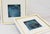 Contemporary Custom Modern Gold Leaf Framed Abstracts by C. Damien Fox, a Pair. 2025 For Sale - Image 3 of 9