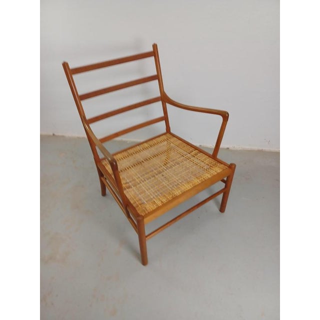 Fully Restored Colonial Chair in Cherry by Ole Wanscher for P. Jeppesen, 1970s For Sale - Image 11 of 16