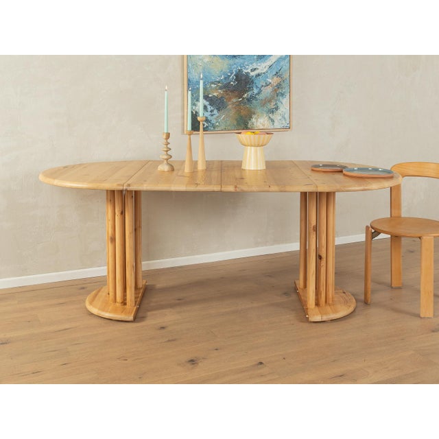 Vintage Dining Table in Pine, 1980s For Sale - Image 6 of 17