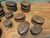 Brown Antique Oak and Ash Ships Blocks, 1800s, Set of 18 For Sale - Image 8 of 9