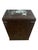 Vintage Midcentury Chinoiserie Brown Lacquer Shell Inlay Jewelry Box Cabinet For Sale In Baltimore - Image 6 of 15