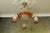 1920s Empire French Red and White Glass and Bronze Chandelier, 1925 For Sale - Image 5 of 18