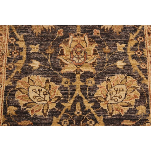 1990s Ziegler Gray/Ivory Wool Runner Rug- 3'1'' X 9'3'' For Sale - Image 5 of 10