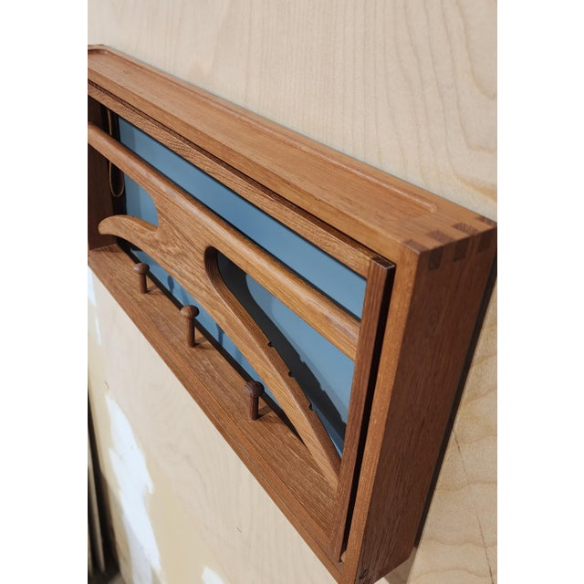 Mid 20th Century Danish Wall Mount Folding Valet by Adam Hoff and Poul Østergaard For Sale - Image 4 of 13