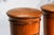 19th Century Amazing Pair of Carved European Antique 19th Century Wood Apothecary Pharmacy Lidded Jars Home Decor Medical Health For Sale - Image 5 of 14