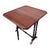 Small Victorian Teak and Mahogany Gateleg Side Table, 1890s For Sale - Image 6 of 10