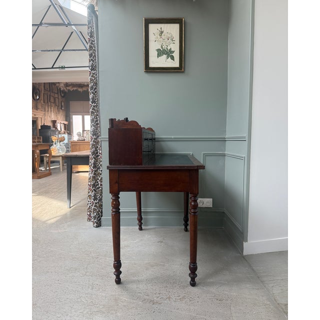 Antique Mahogany Tiered Desk For Sale - Image 3 of 18