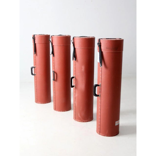 Vintage Industrial Transport Cases Set of 4 For Sale - Image 4 of 17