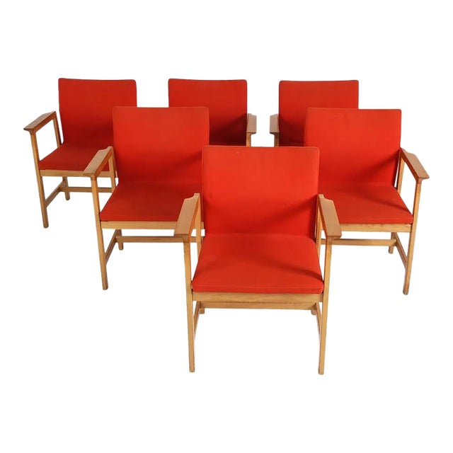 1960s Hh Swedish Dining Chairs For Sale