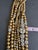 Vintage Multi-Strand Beaded Necklace Chunky Statement Cocktail Gold Rhinestone For Sale - Image 10 of 10