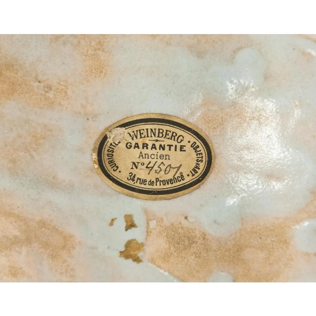 18th Century French Cashmire Palette Faience Platter For Sale - Image 10 of 13