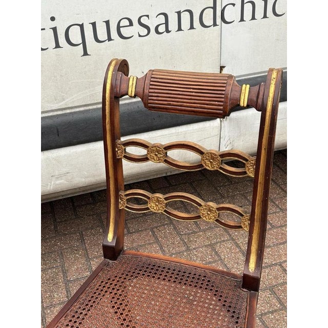 Regency Style Side Chairs, Set of 2 For Sale - Image 5 of 9