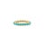 Summer Natural Turquoise 14k Gold Eternity Band Size 8 For Sale - Image 4 of 12