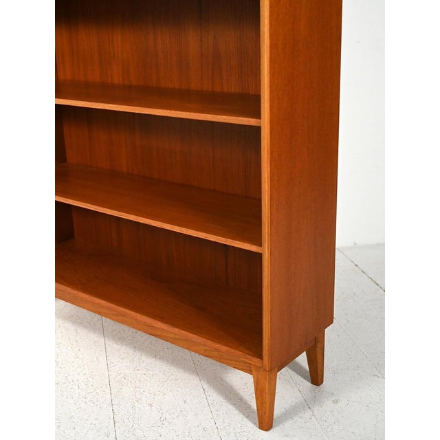 Brown Scandinavian Teak Bookcase by Ferdinand Lundquist, 1960s For Sale - Image 8 of 10