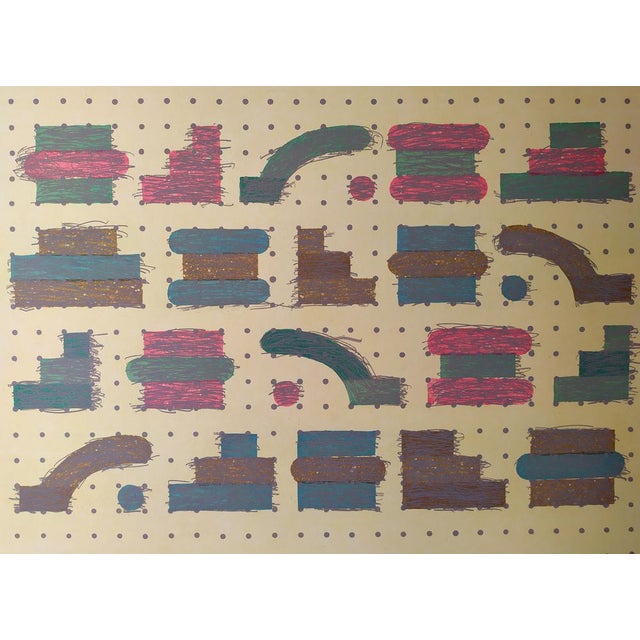 Contemporary Vicente Rojo, Codice 1, 1991, Etching, Aquatint and Embossing For Sale - Image 3 of 4